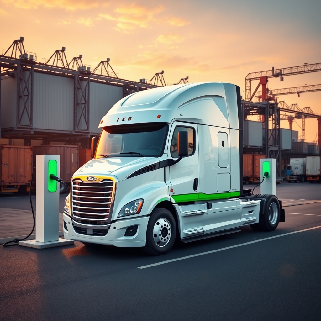 Electric trucks in commercial freight operations